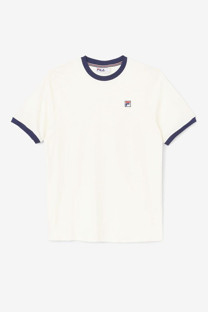 Fila T-Shirt Herre Hvide Marconi Ringer IFA-809465